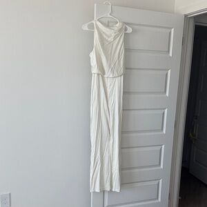 Abercrombie & Fitch high neck White Romper pantsuit